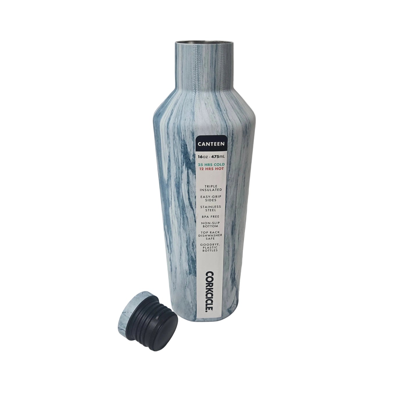 Corkcicle Canteen Blue Marble - 16oz