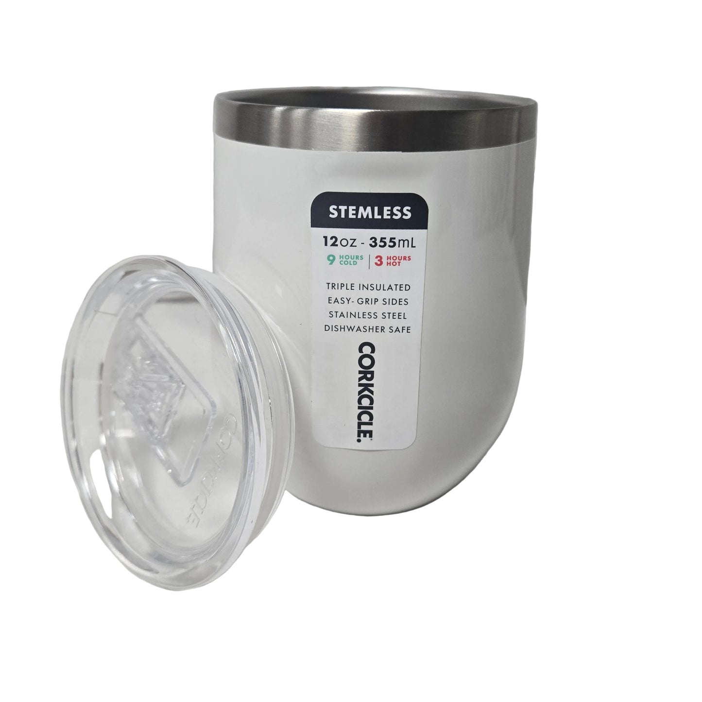 Corkcicle Classic Stemless Oat Milk - 12 oz