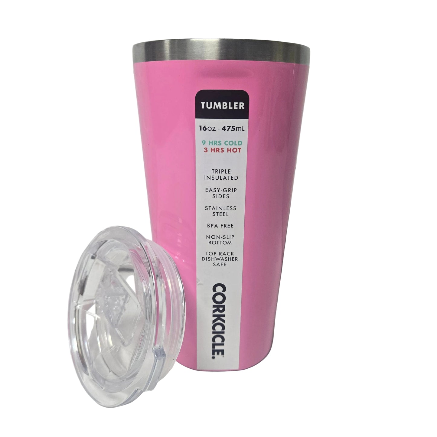 Corkcicle Classic Tumblr Miami Pink - 16oz