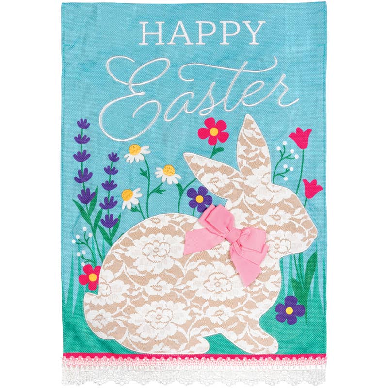 Easter Bunny Garden Flag