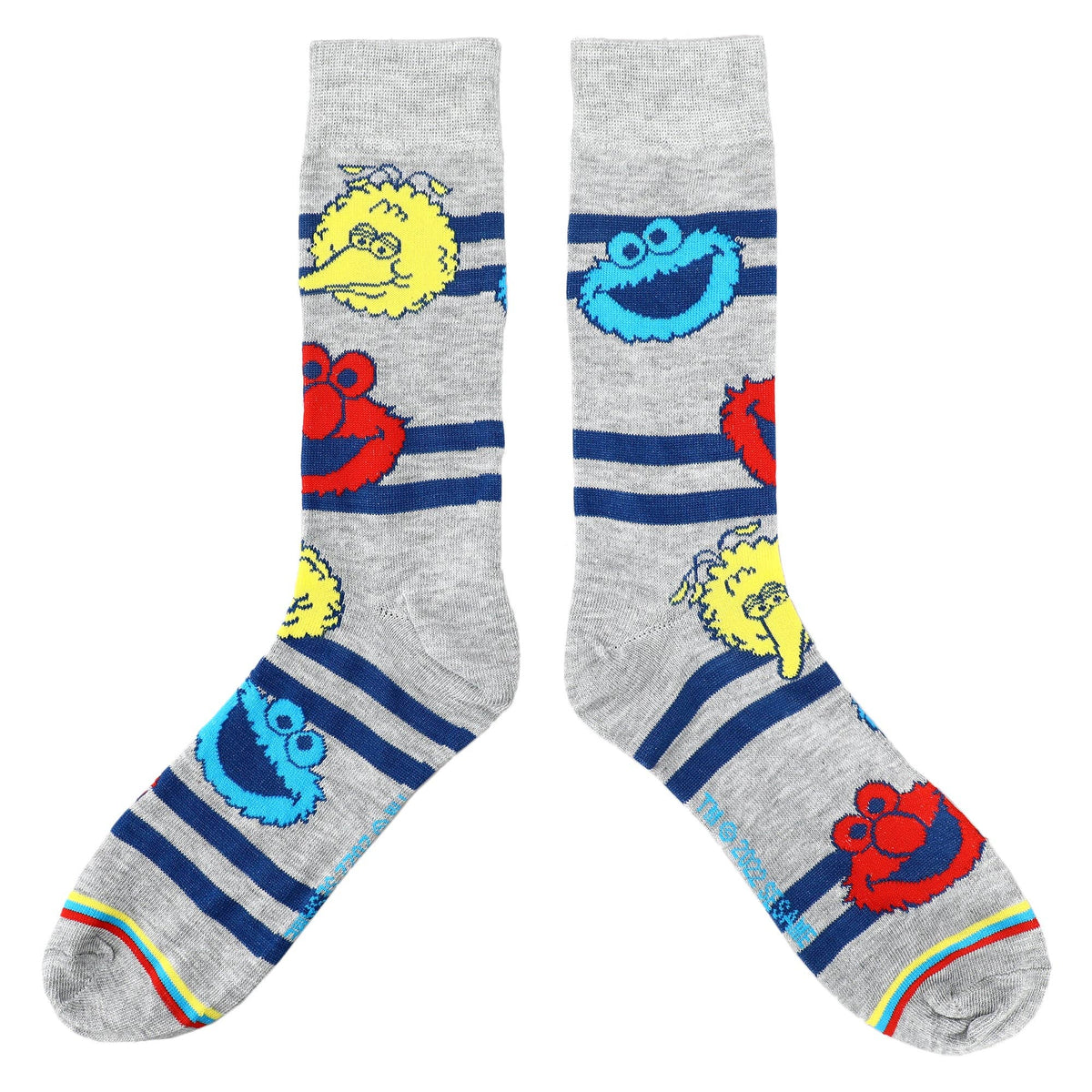 Sesame Street Muppet Characters Casual Crew Socks 5-Pack