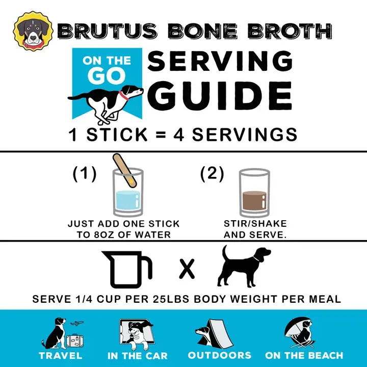 Brutus Broth Instant Bone Broth Beef