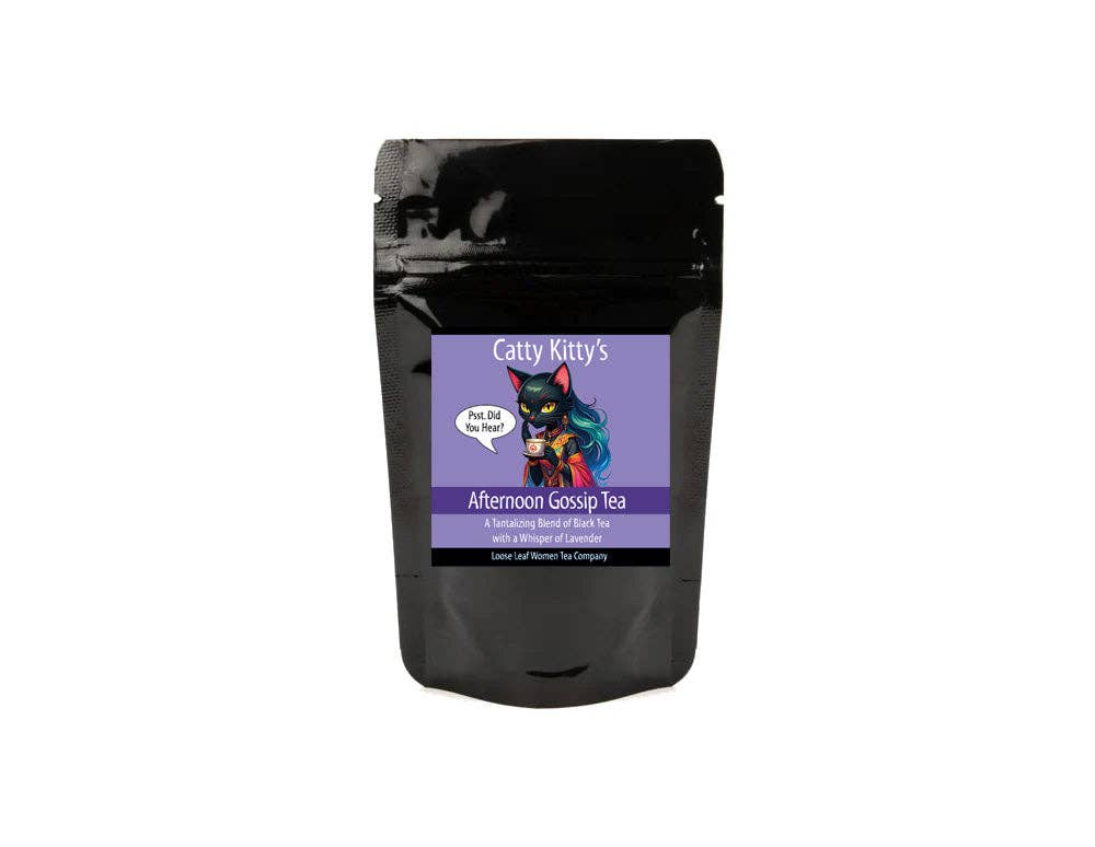 Catty Kitty's Afternoon Gossip Tea: 2 oz Pouch