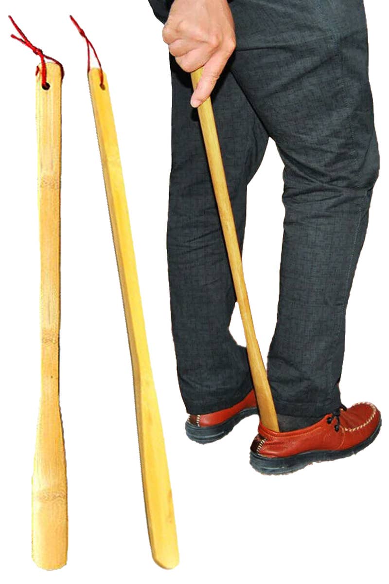 Extra Long Vintage Wooden Shoe Horn