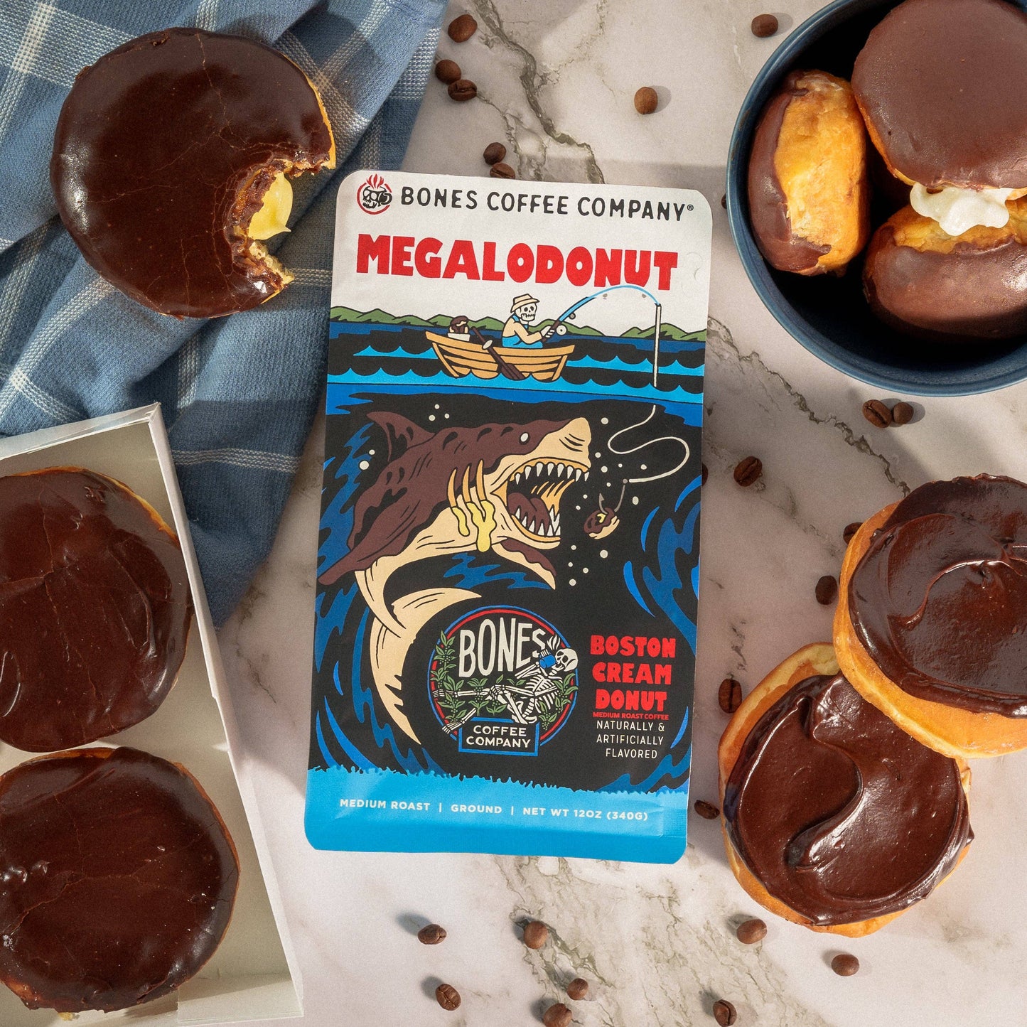 Megalodonut Flavored Coffee | 12oz | Ground