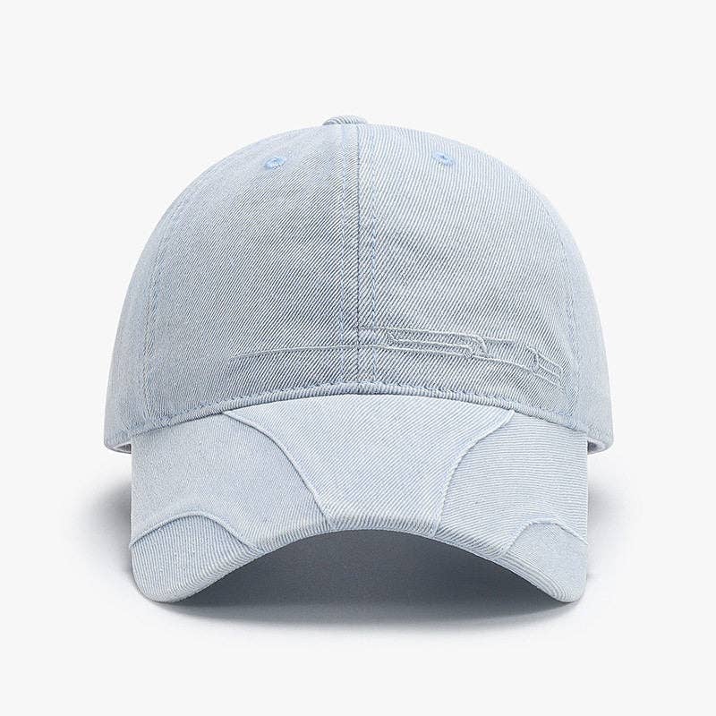 Vintage Washed Soft Top Cap in Light Blue