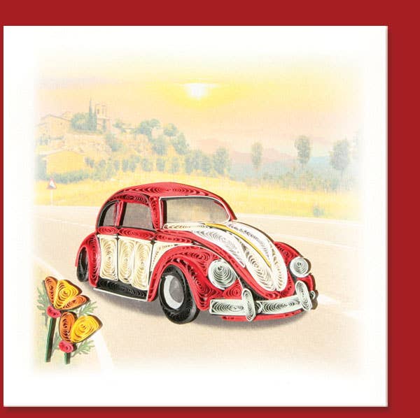 WV Bug Car Quilling Card CAR-2
