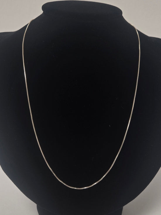 Sterling Silver Box Chain Necklace
