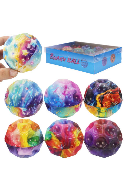 Galaxy Meteorite Space Rock Throw Bouncy Ball