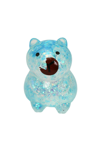 Capybara Iridescent Glittery Maltose Putty Filled Squishy  ASSORTED