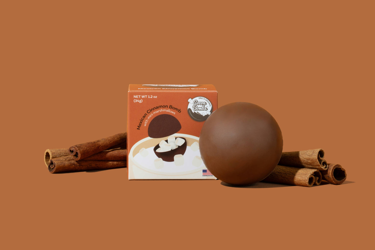 Mexican Cinnamon Cocoa Bombs