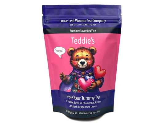 Teddie's Love Your Tummy Tea: 2 oz pouch