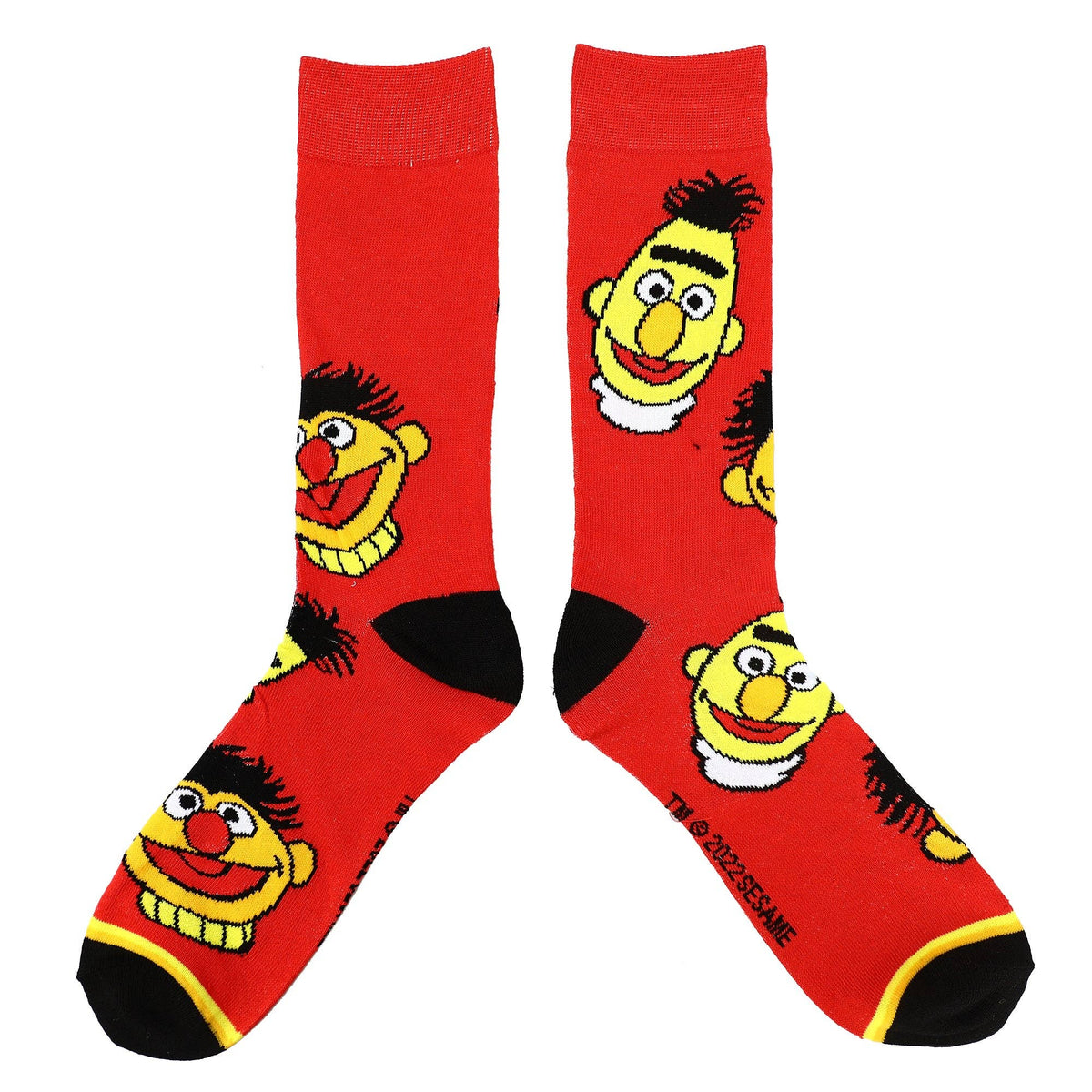 Sesame Street Muppet Characters Casual Crew Socks 5-Pack