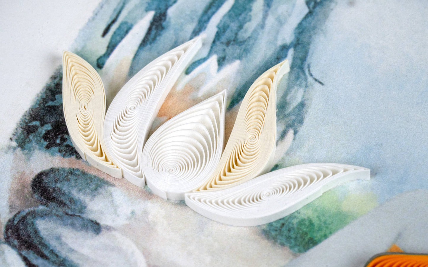 Quilled Buddha Greeting Card