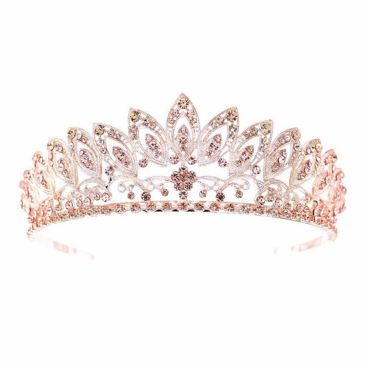 Rose-Gold Daisy Blooming Tiara