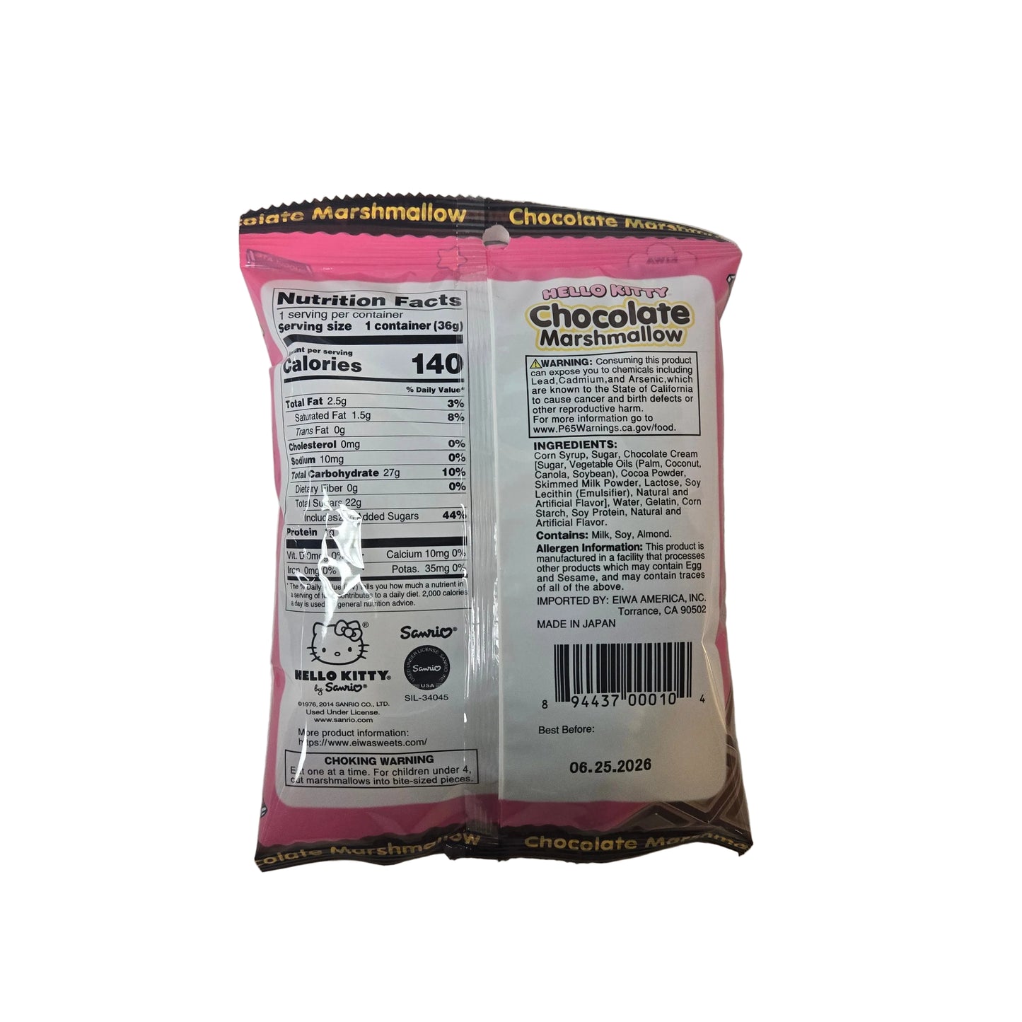 Hello Kitty Chocolate Marshmallows