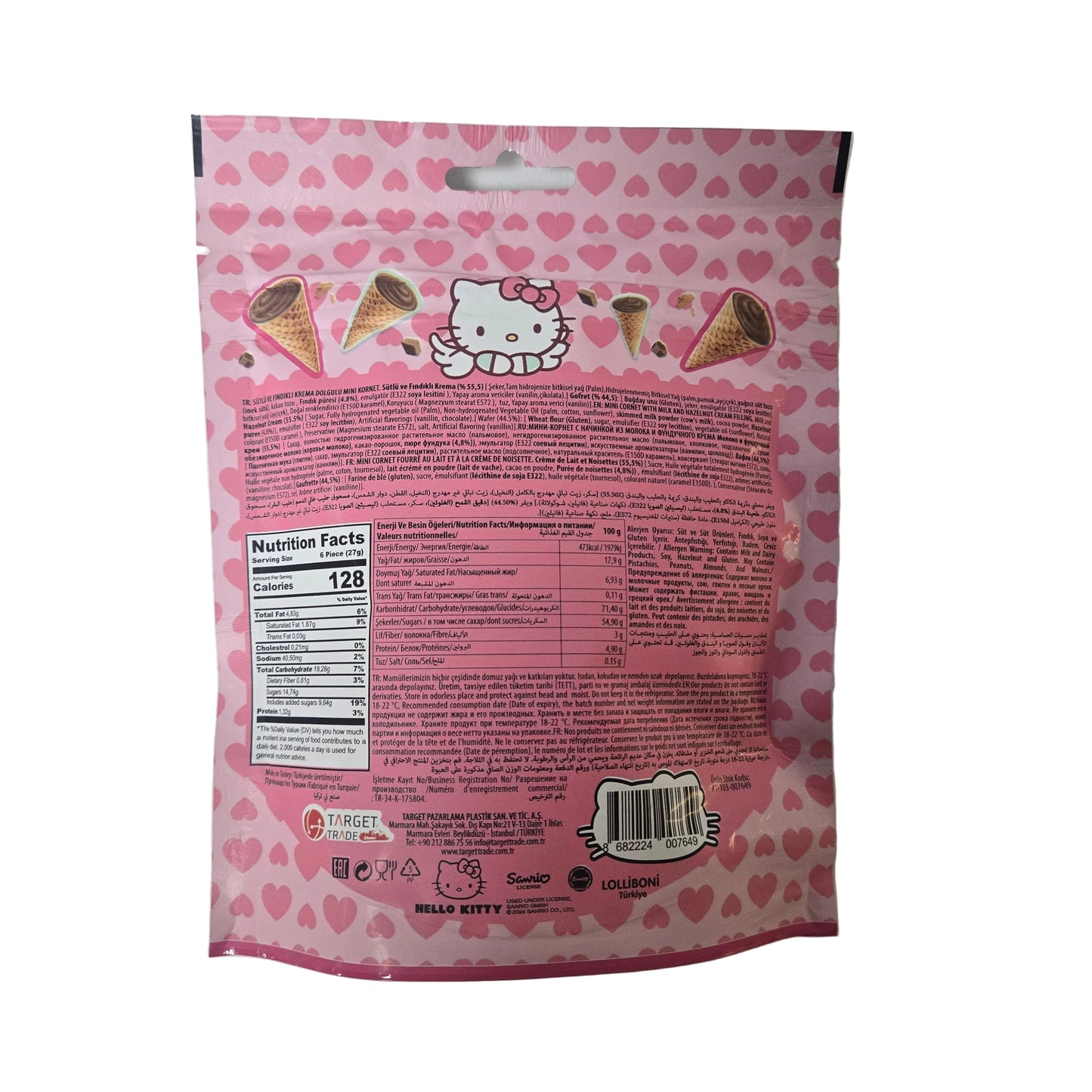 Hello Kitty Chocolate Tiny Cornets