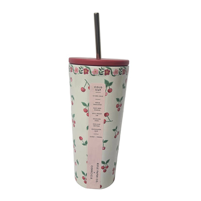 Rifle Paper Co. X Corkcicle Cherry Cold Cup (24oz.)