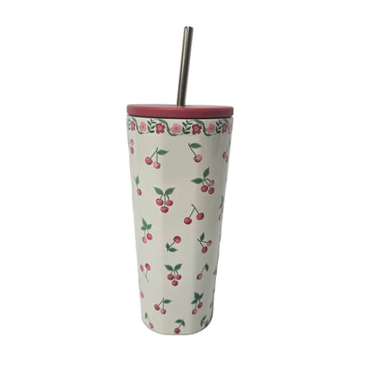 Rifle Paper Co. X Corkcicle Cherry Cold Cup (24oz.)