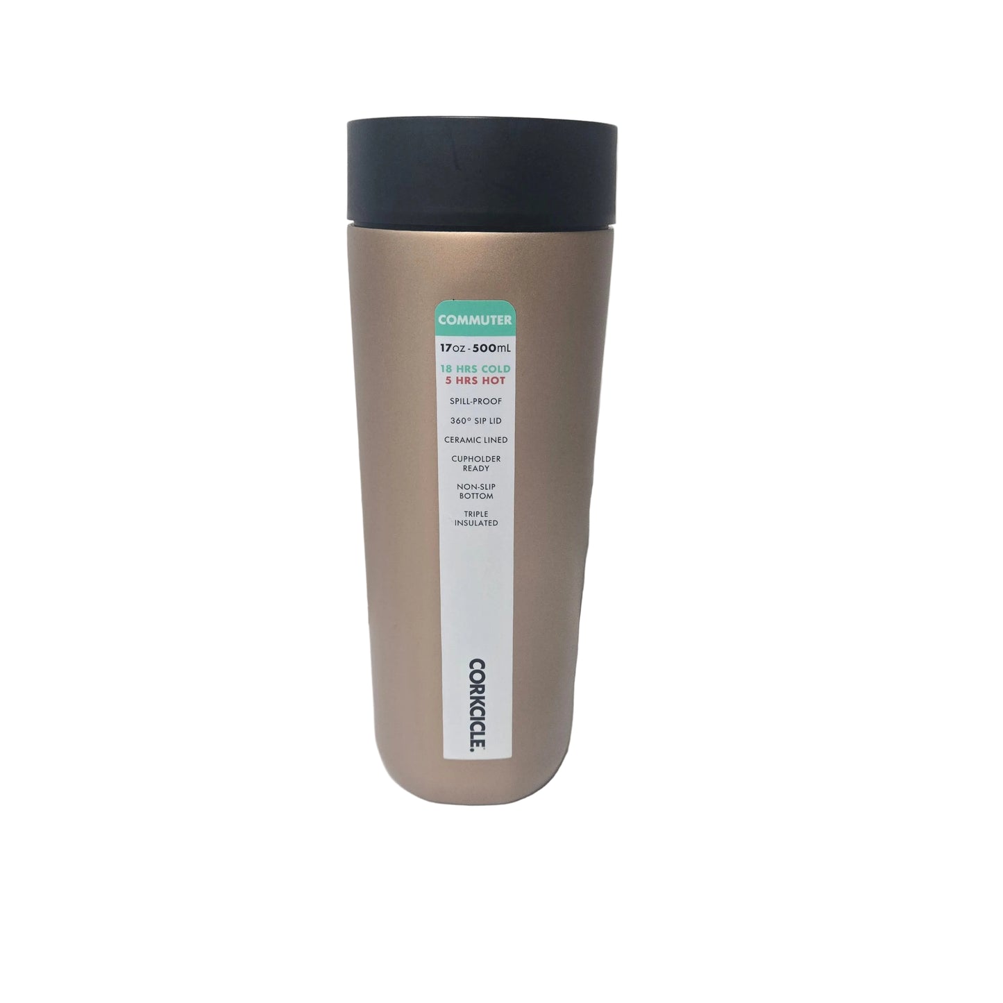 Corkcicle Commuter Ceramic Quicksand - 17oz