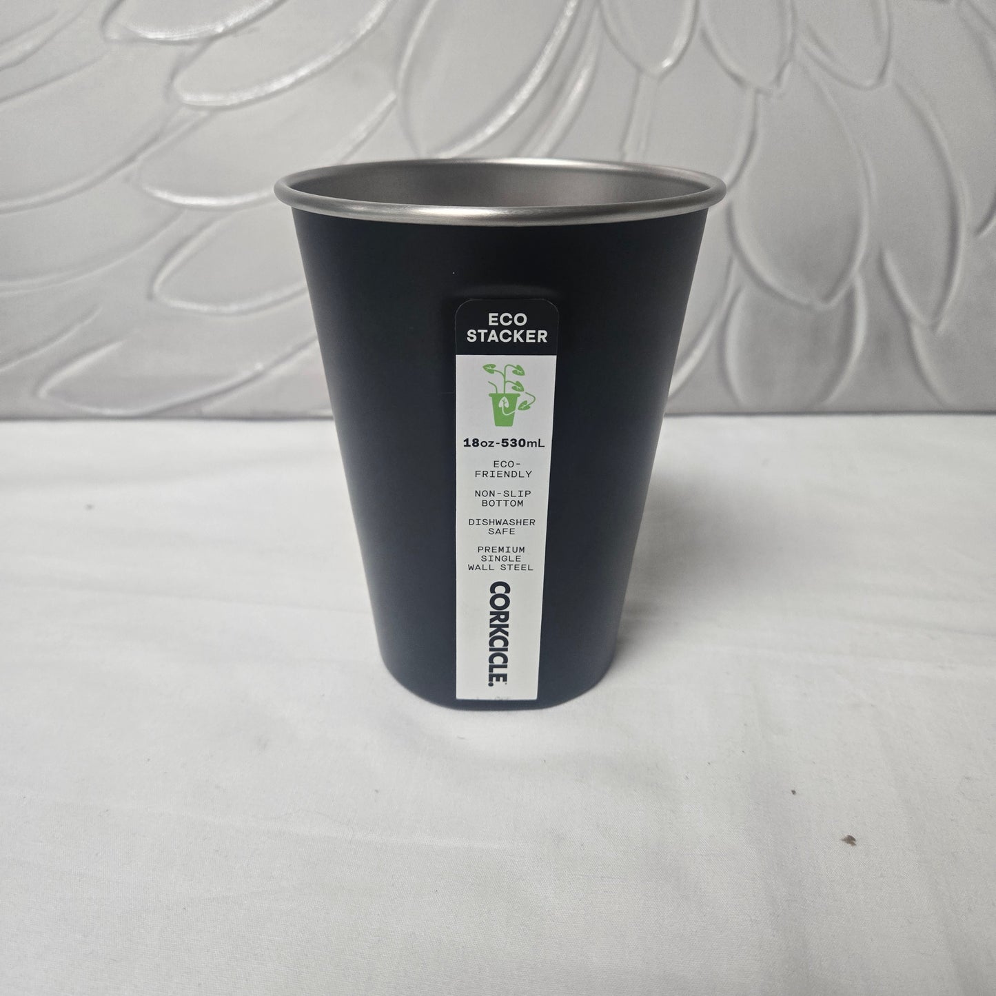 Corkcicle Eco Stacker Black -18oz