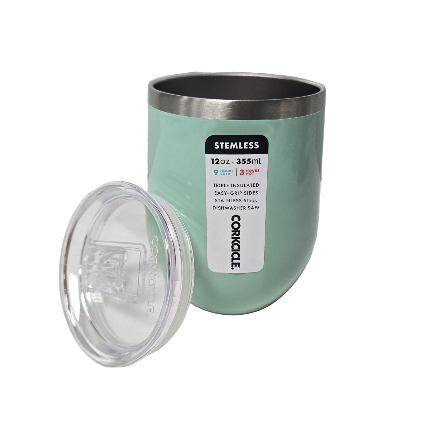Corkcicle Stemless Wine Tumblr Matcha  - 12oz