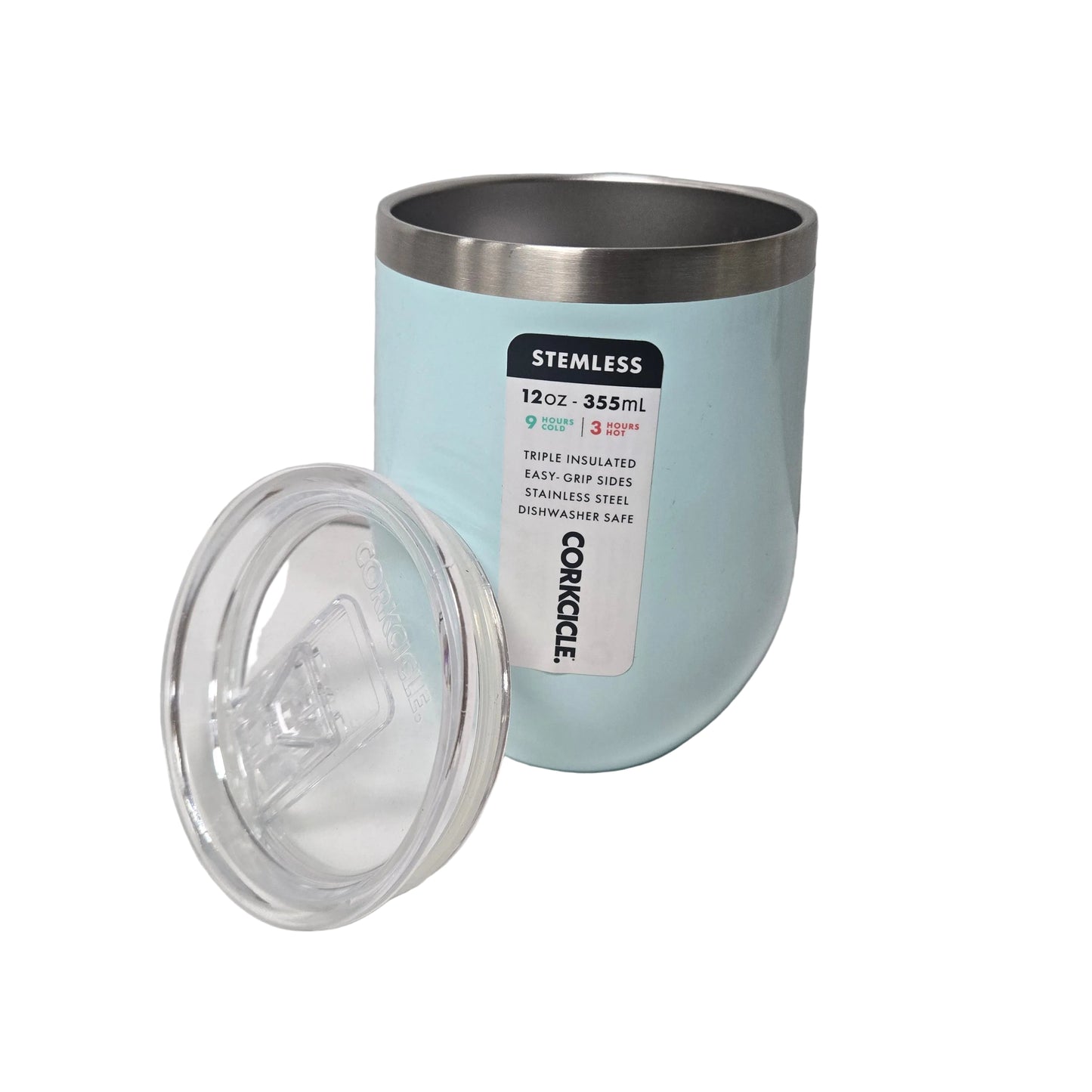 Corkcicle Classic Stemless Powder Blue - 12oz