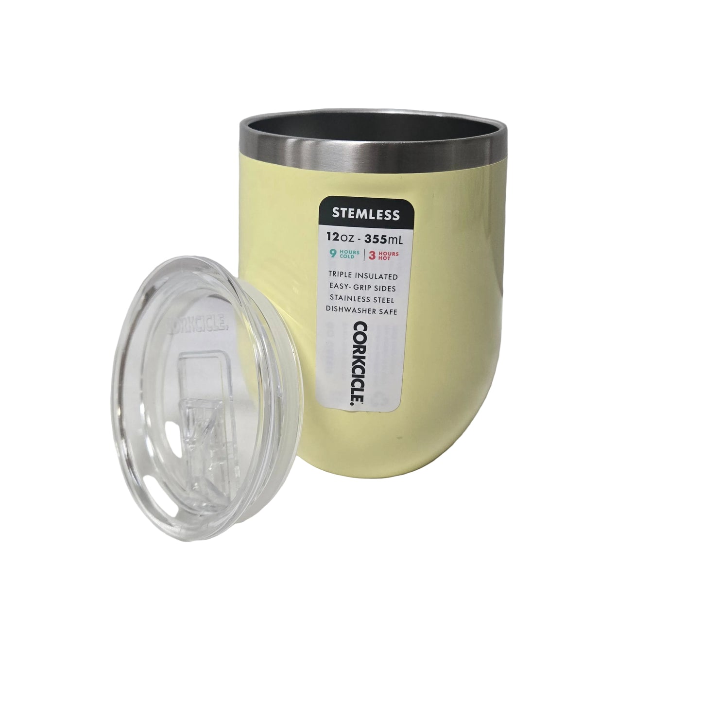 Corkcicle Classic Stemless Buttercream - 12oz