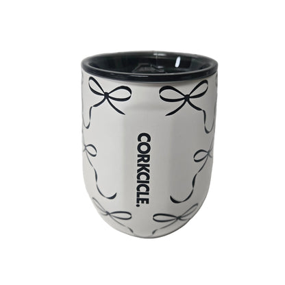 Corkcicle Classic Stemless Black Bows - 12oz
