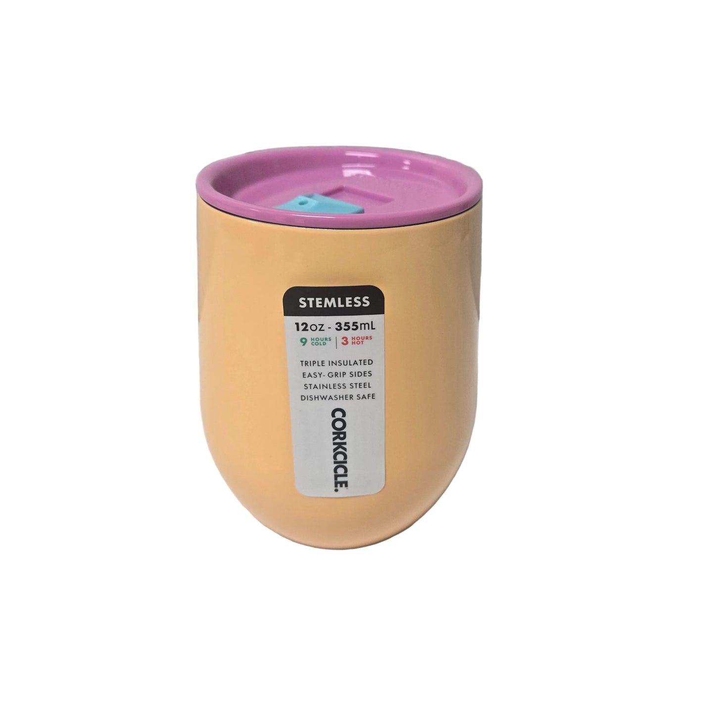 Corkcicle Classic Stemless Orange - 12oz