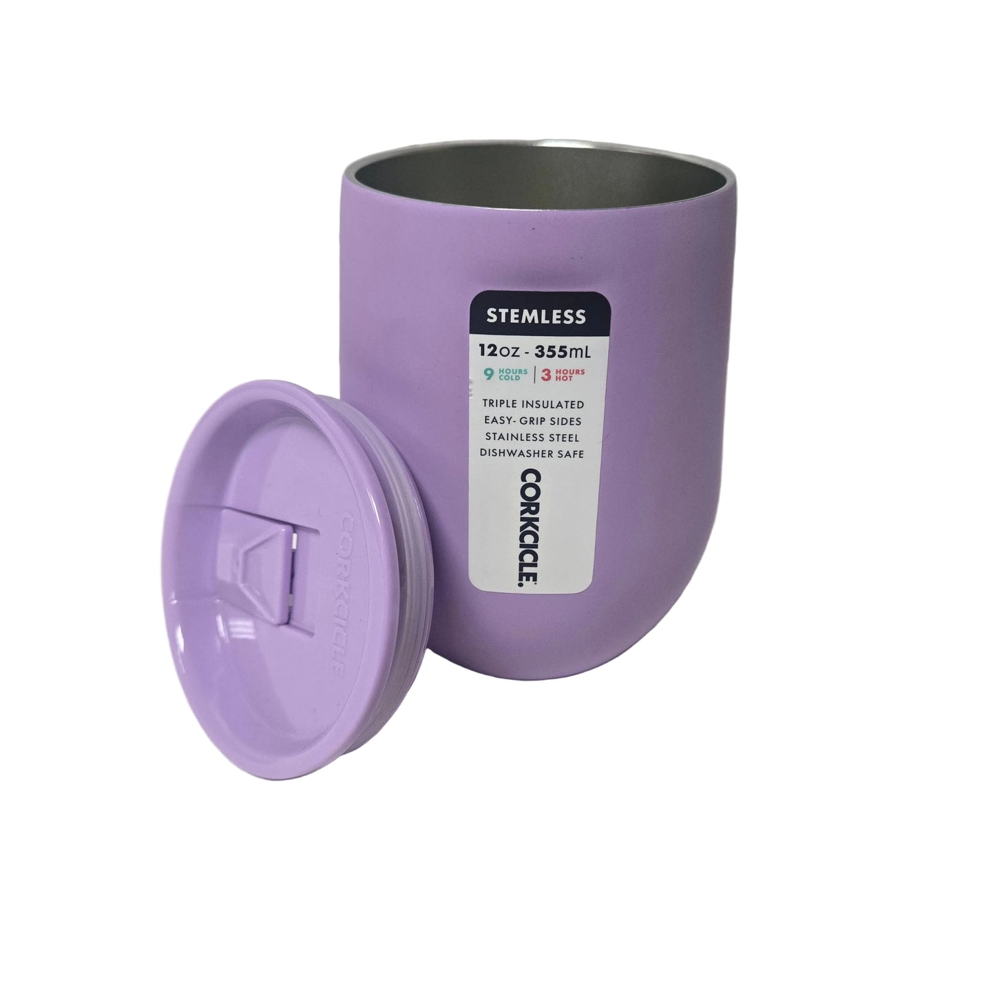 Corkcicle Classic Stemless Sun Soaked Lilac - 12oz