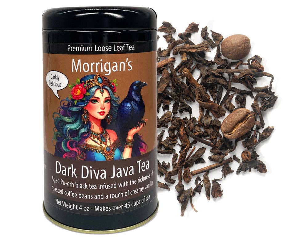 Morrigan's Dark Diva Java Tea: 2 oz Pouch