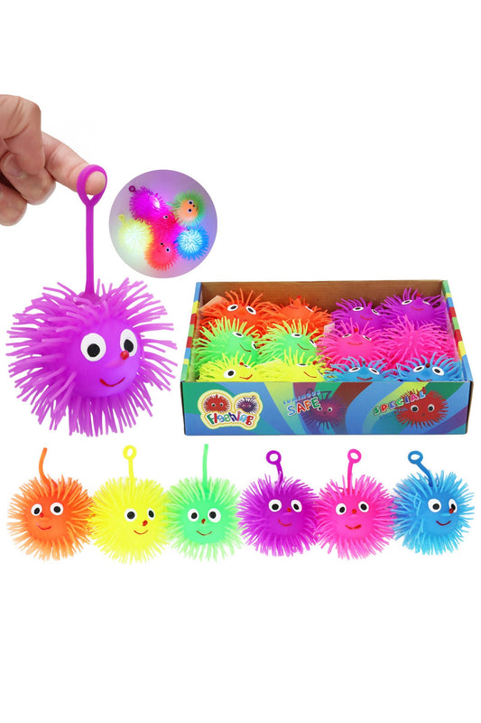 Smiley Puffer Led Light-up Squishy Ball