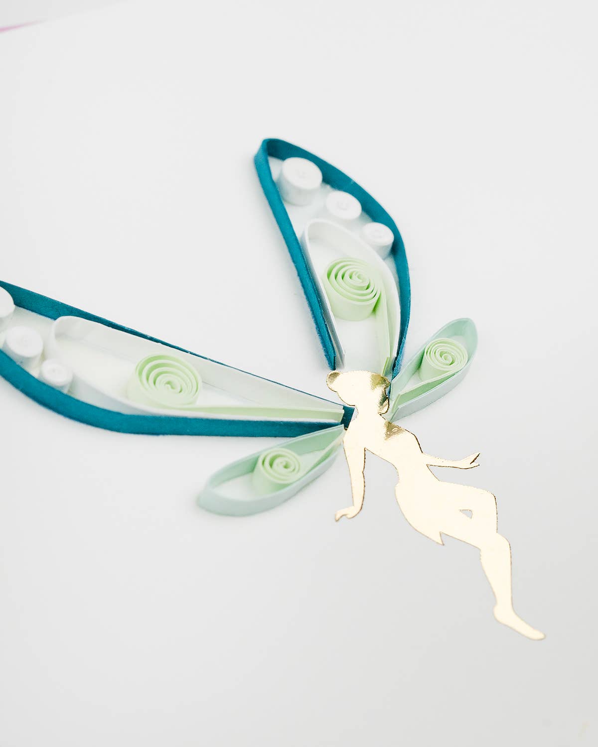 Quilled Birthday Fairies Card | Whimsical Handmade BDay Card