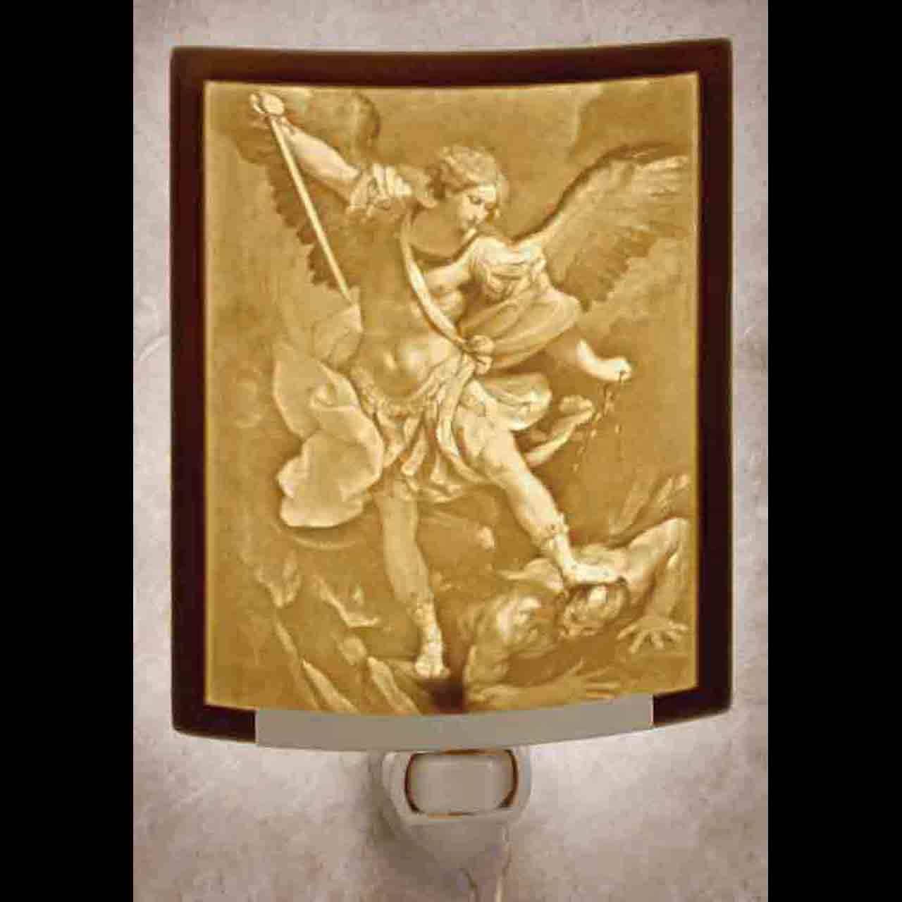 St Michael Porcelain Lithophane Night Light