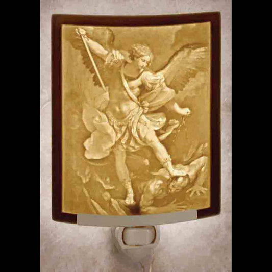St Michael Porcelain Lithophane Night Light