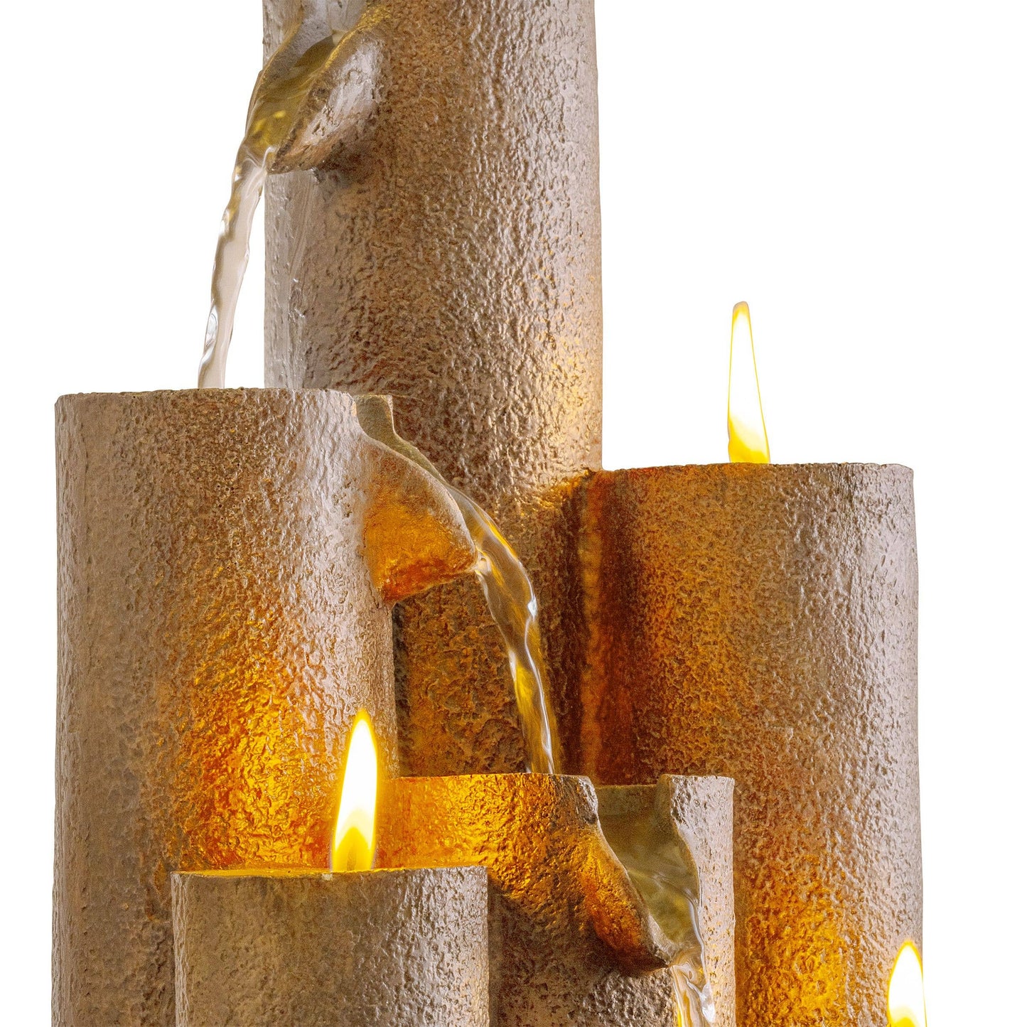 Tiered Column Tabletop Fountain