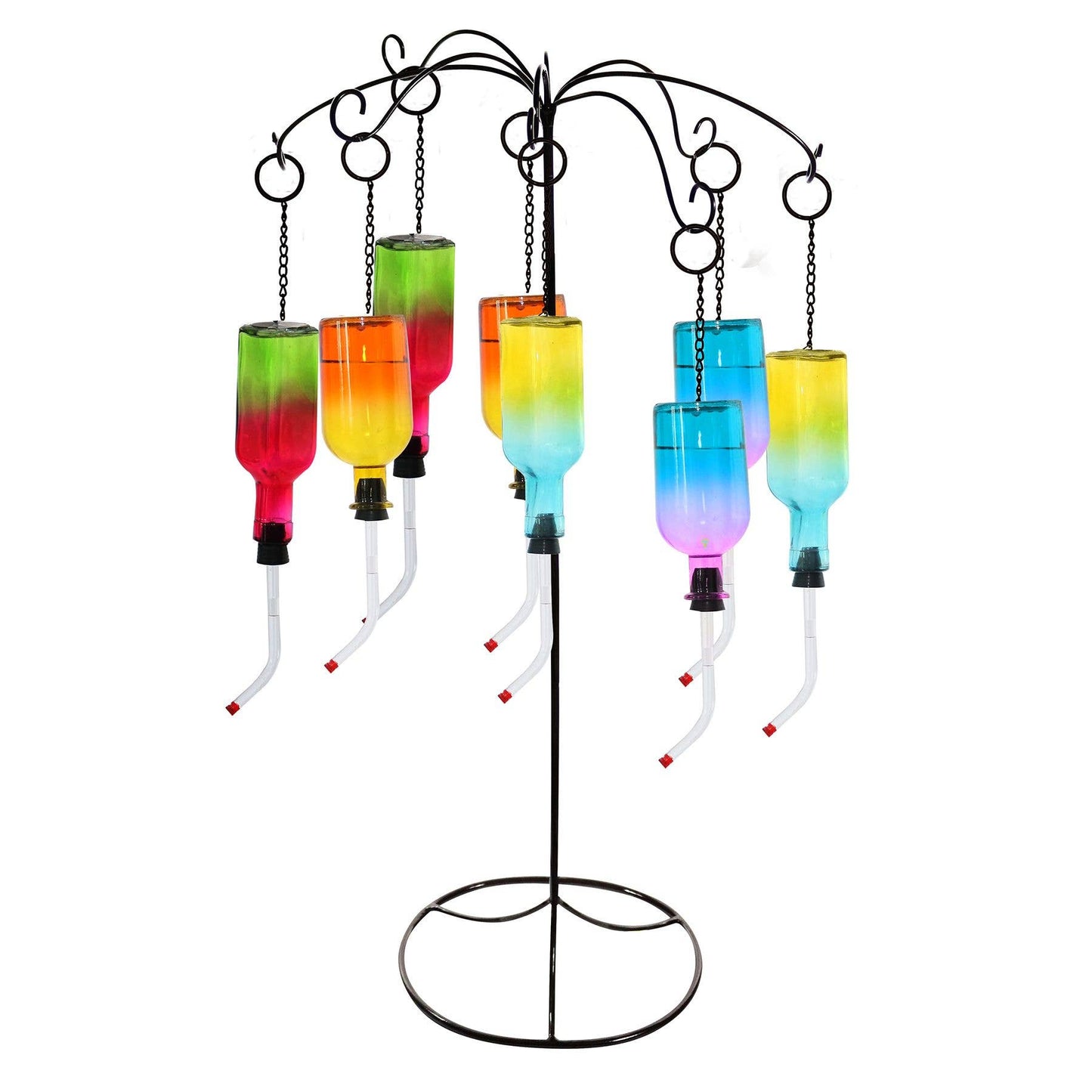 Ombre Glass Hummingbird Feeder