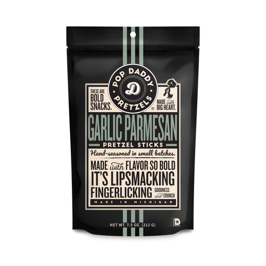 Seasoned Pretzels - 7.5oz - Garlic Parmesan