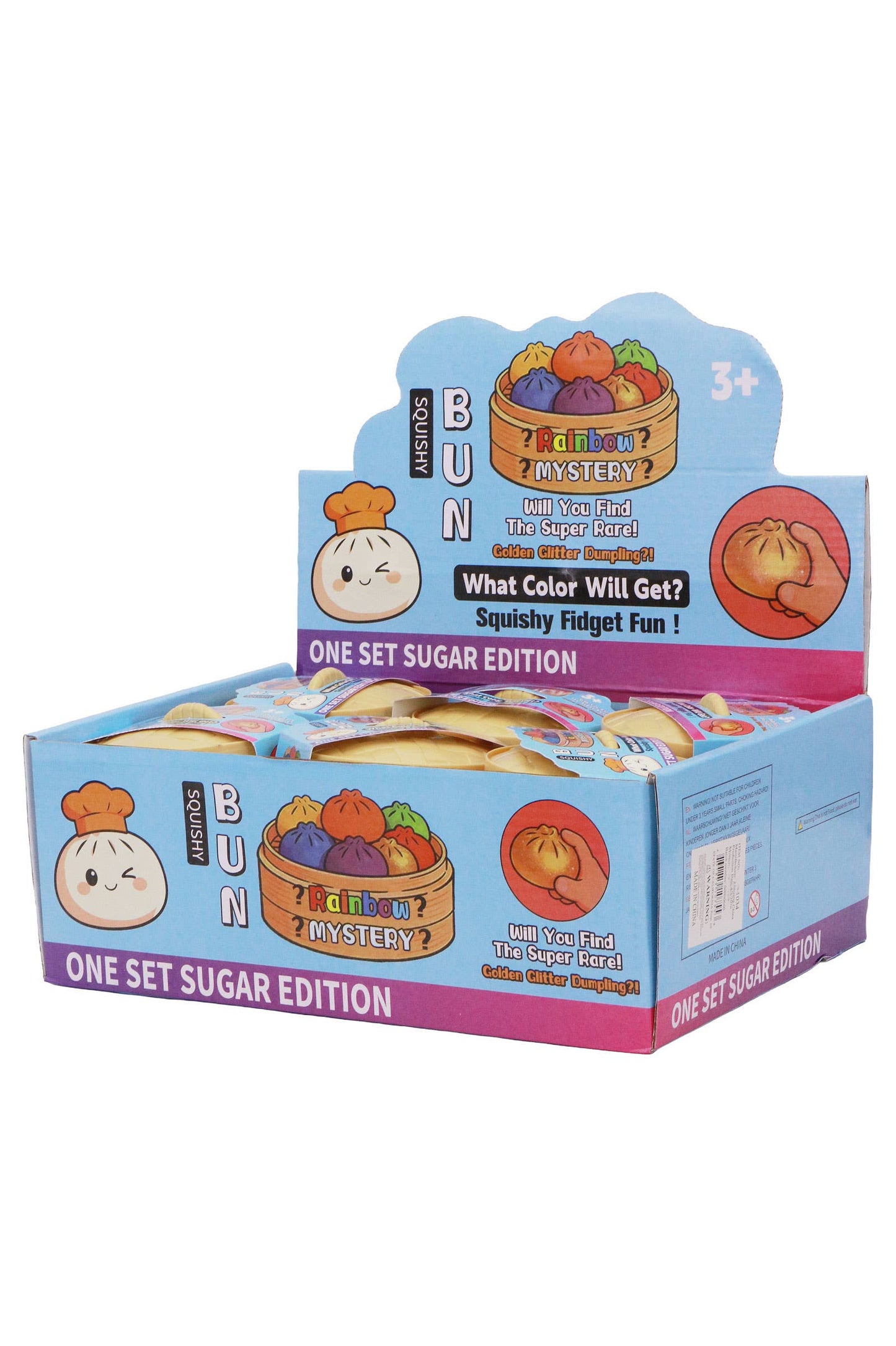 Glitter Jelly Bao Bun Dumpling Jiggly Slime Squishy