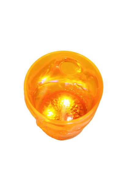 Halloween Skull Led Color Plastic Shot Glass: ONE SIZE
