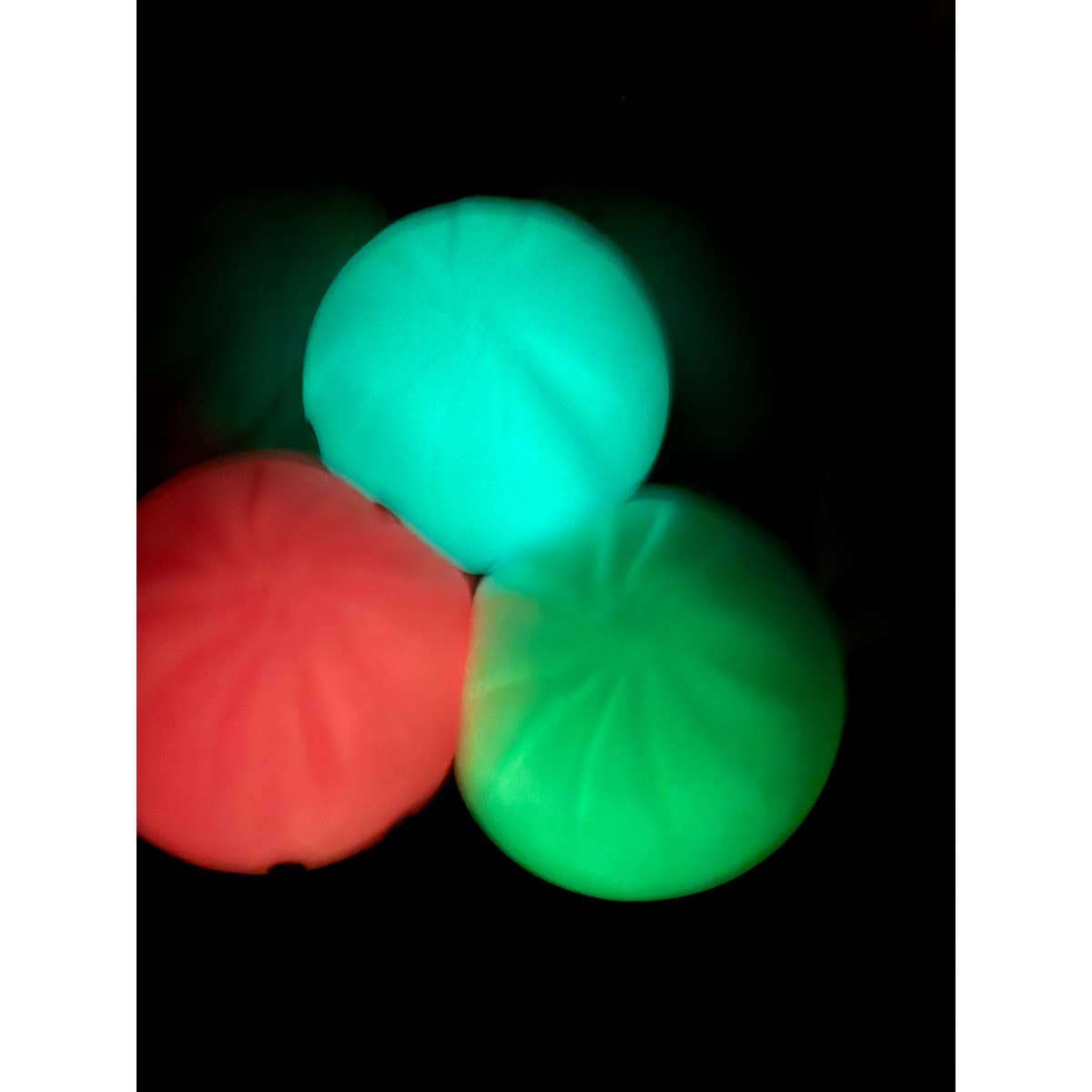 GLOW IN DARK Mystery Dumpling Squishy with Steamer- Color will Vary