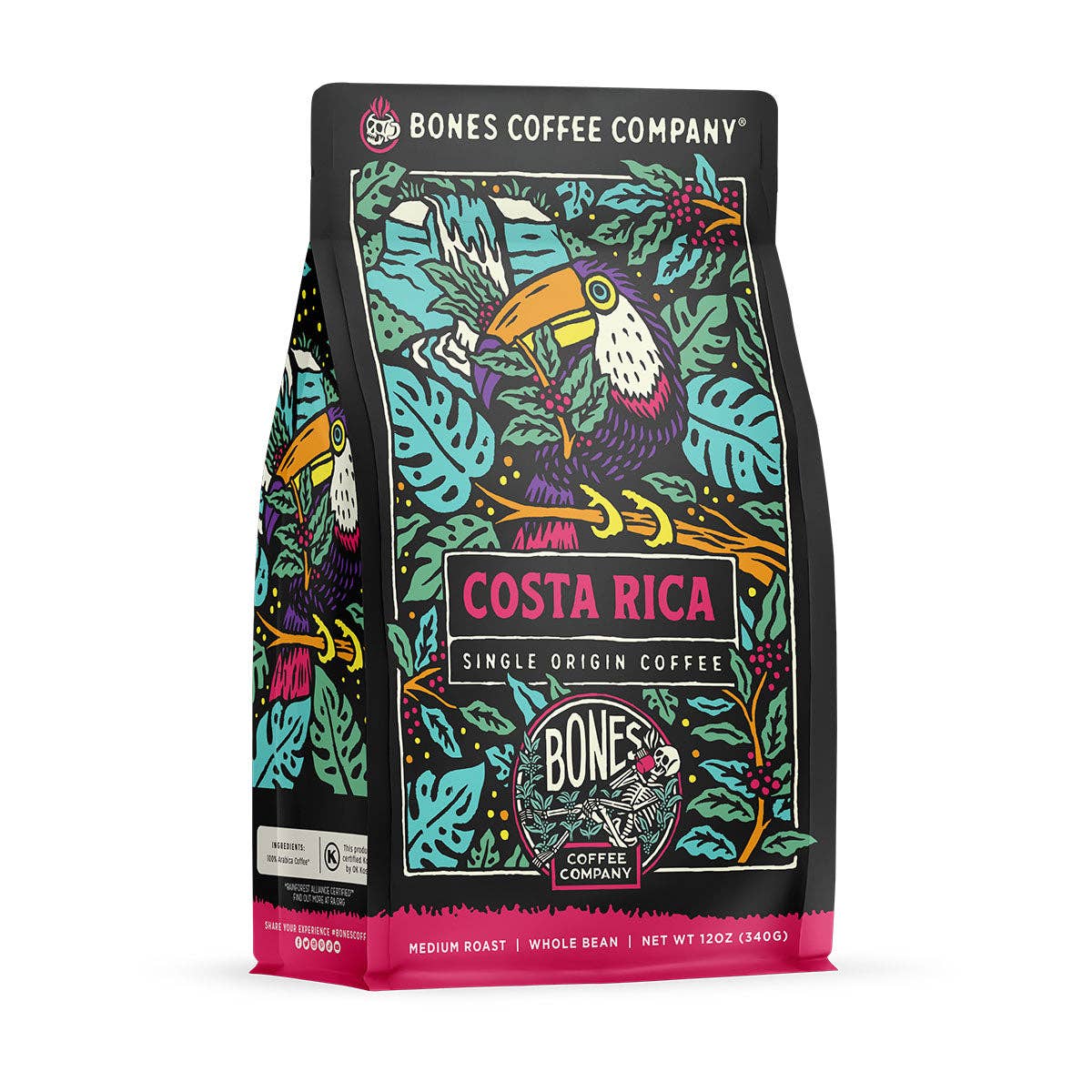 Costa Rica Single-Origin Coffee | 12oz | Ground