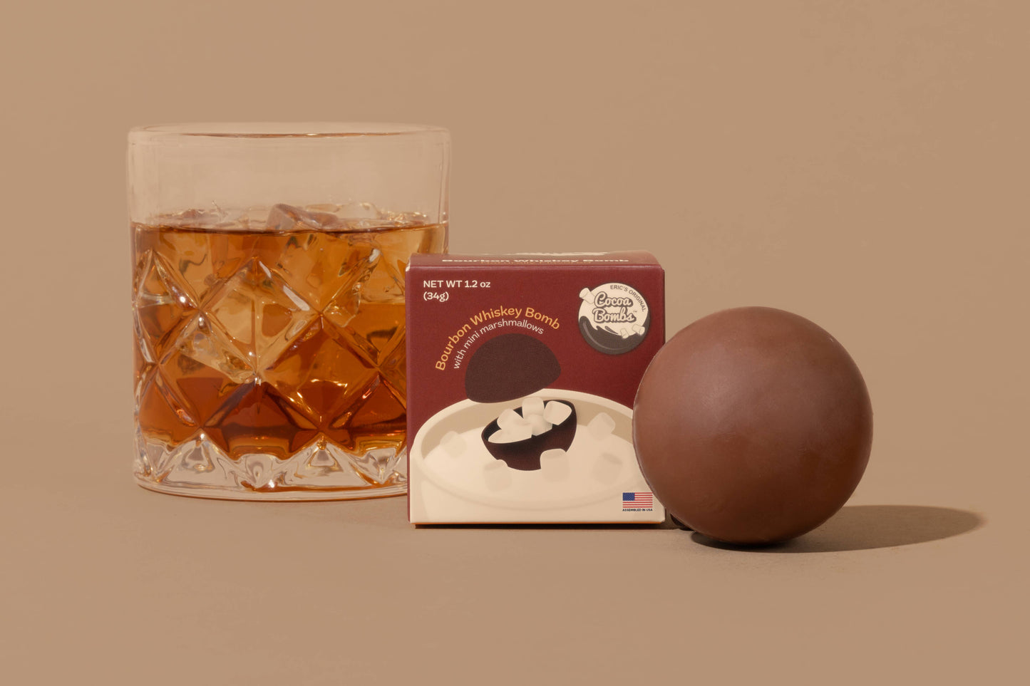 Bourbon Whiskey Cocoa Bombs