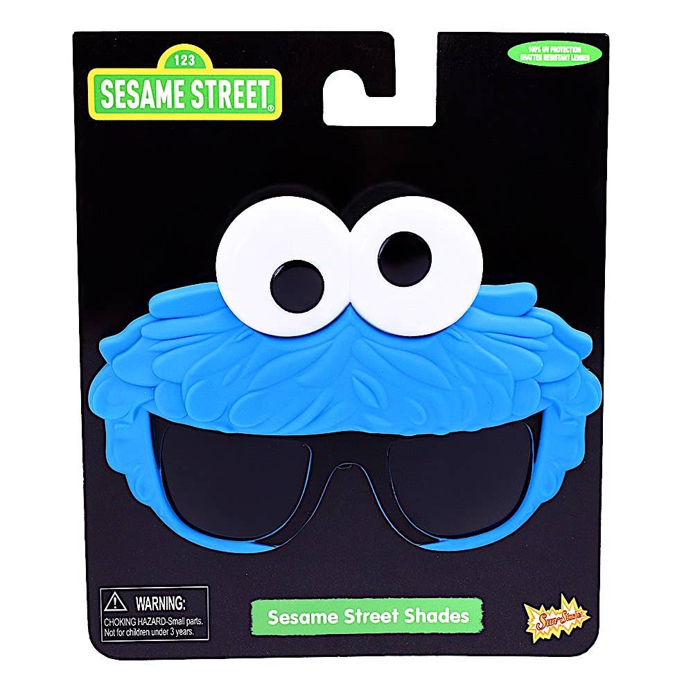 Officially Licensed Sesame Cookie Monster Sun-Staches