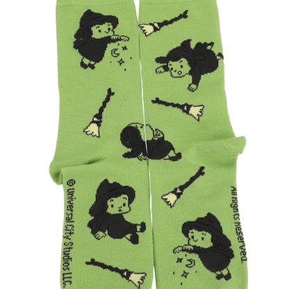 Wicked Glinda and Elphaba Casual Crew Socks 4 Pack