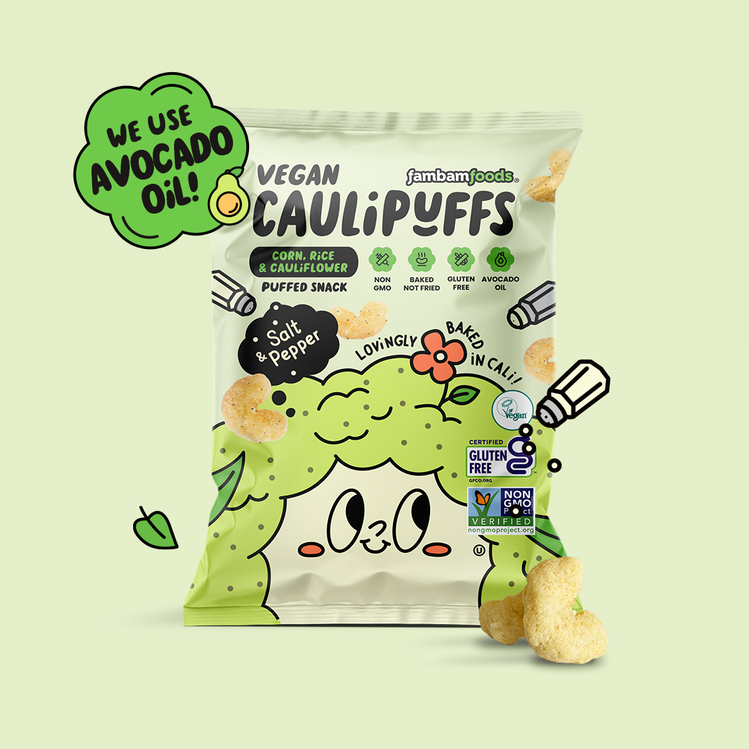 CauliPuffs Vegan Salt & Pepper