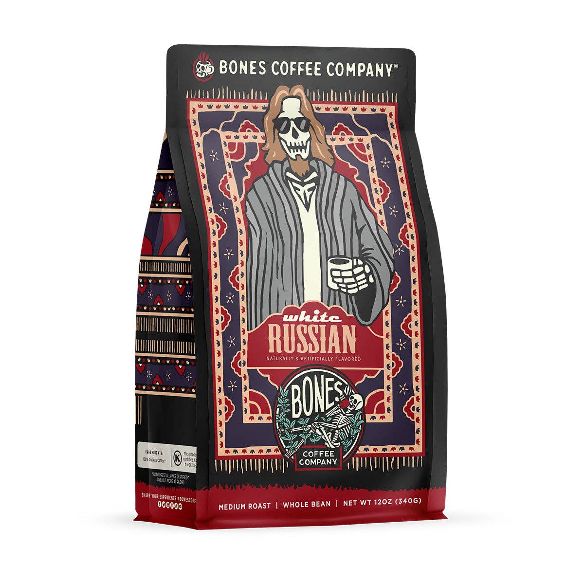 White Russian Flavored Coffee | 12oz | Whole Bean & Ground: Ground