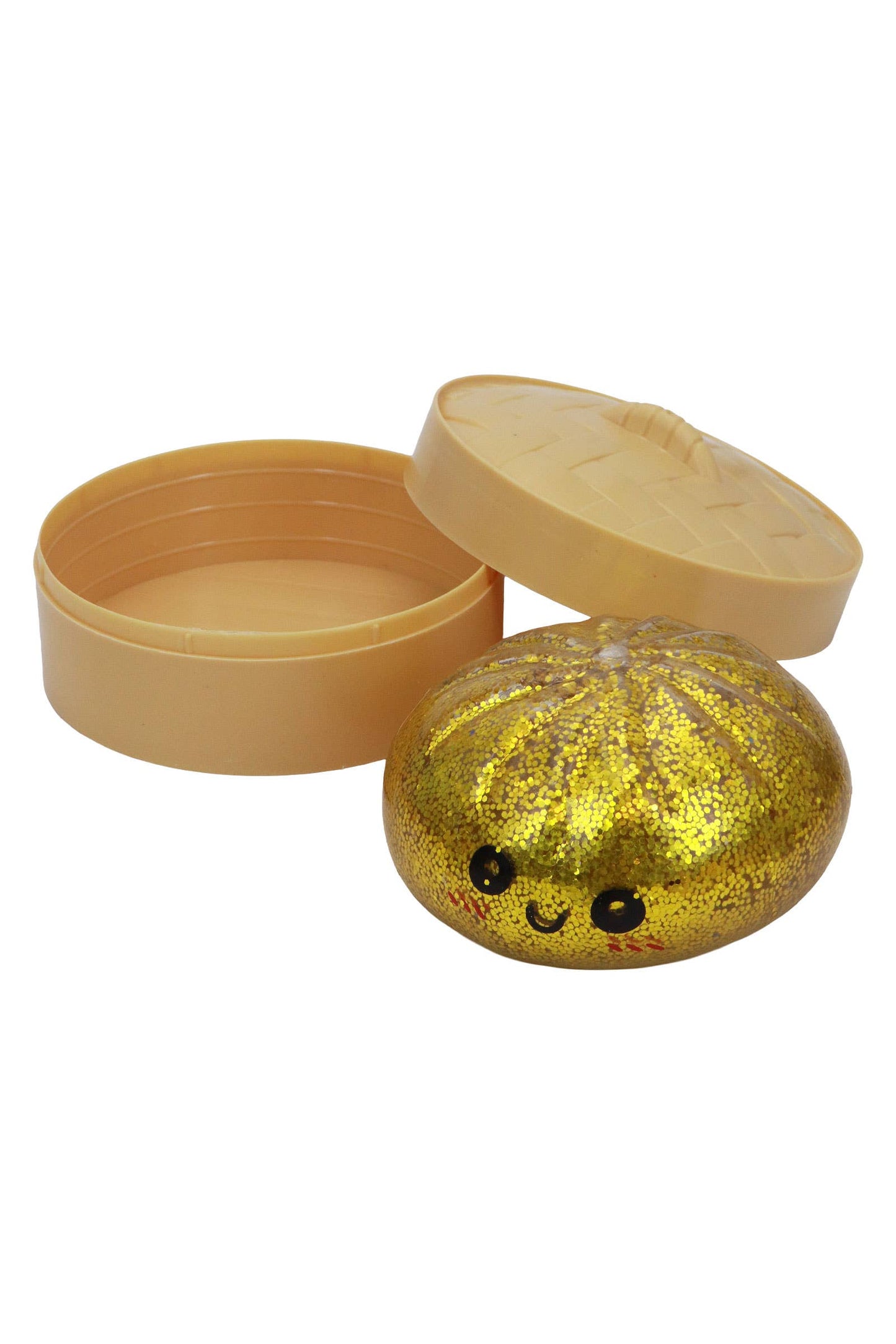 Glitter Jelly Bao Bun Dumpling Jiggly Slime Squishy