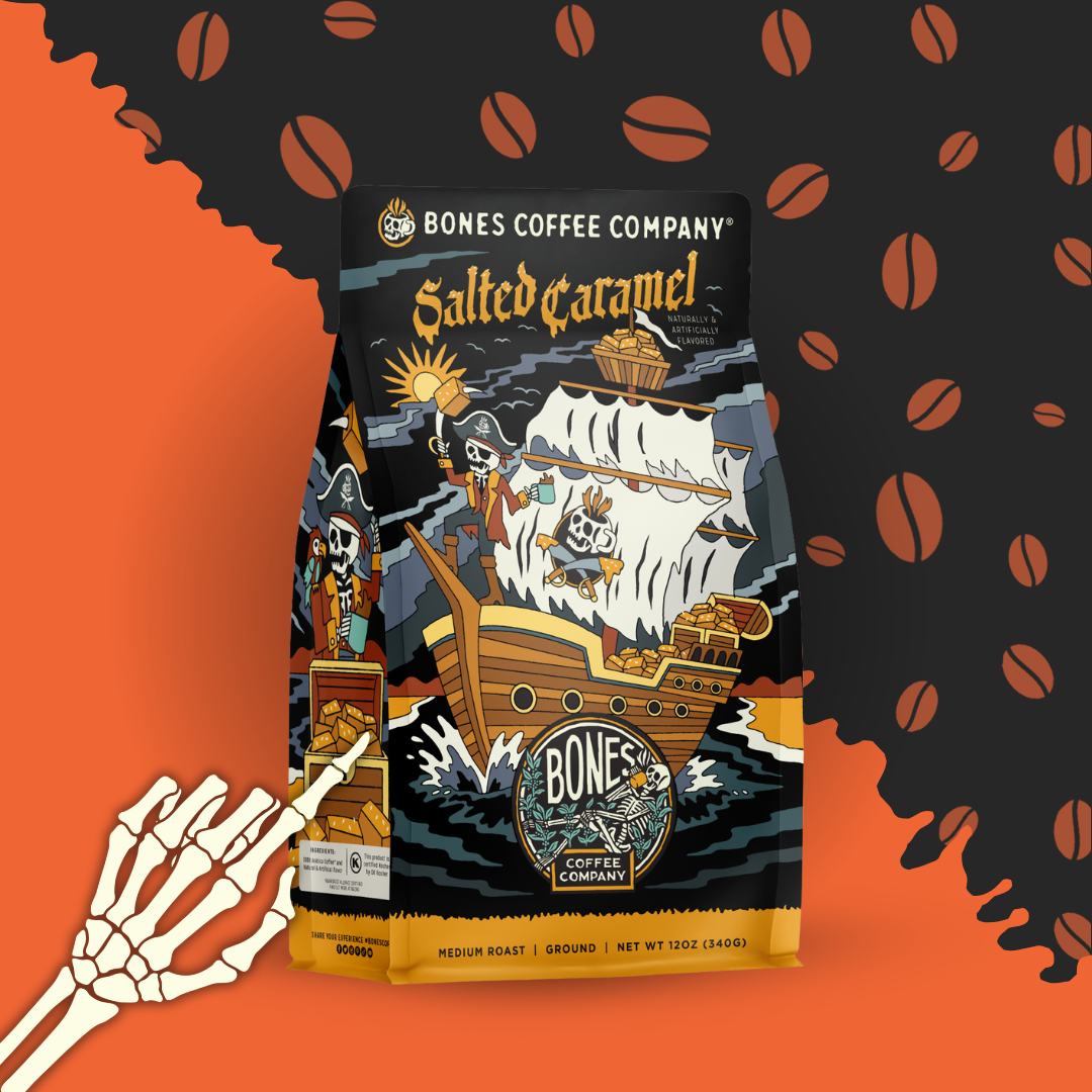 Salted Caramel Flavored Coffee | 12oz | Ground